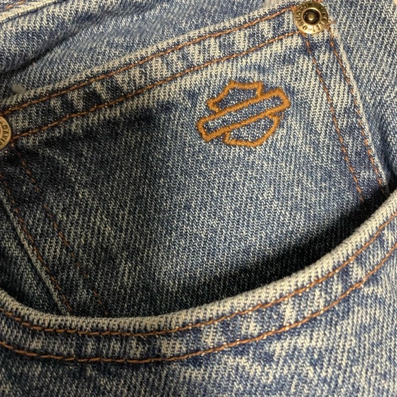 Harley-Davidson Relaxed Denim Jeans Mens 38 x 34 - Picture 10 of 14